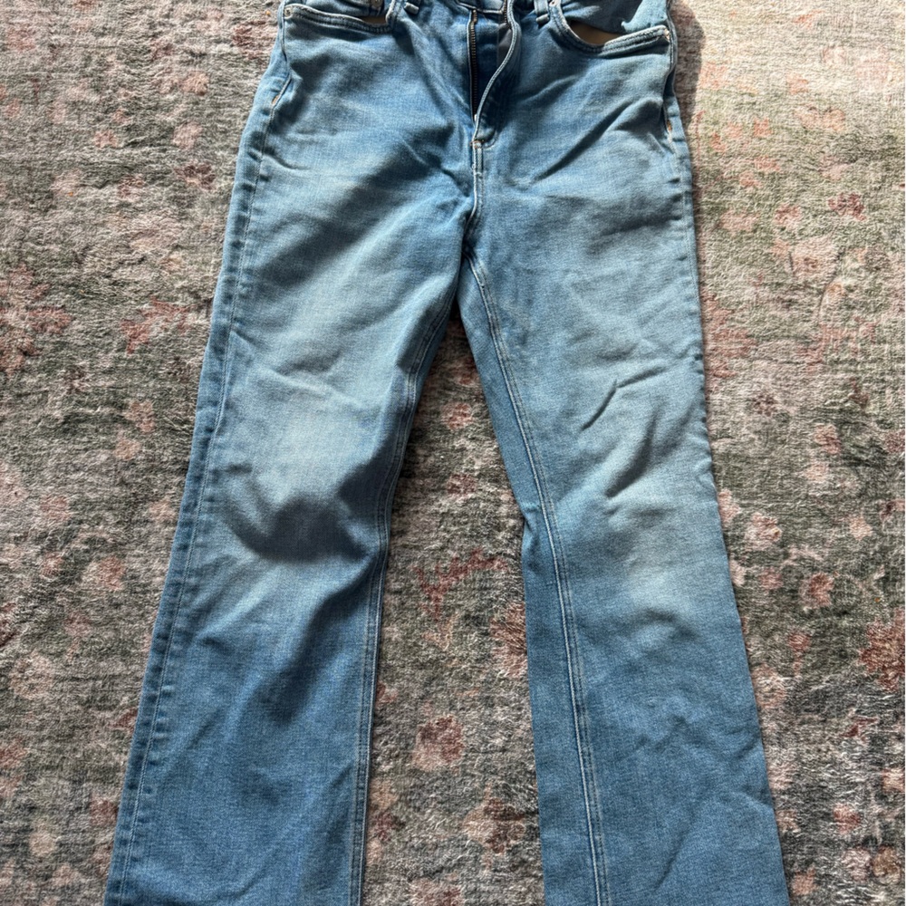rag & bone Light Blue Flare Jeans